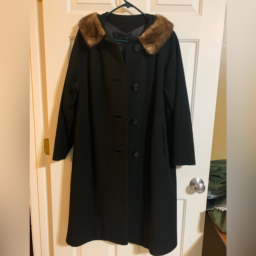 Vintage 50s wool coat